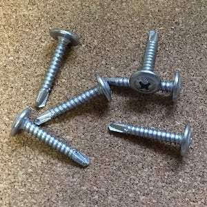 Zinc Plated - Phillips Modified Truss Wafer Head Self Drilling Screw