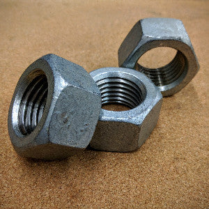 Hot Dipped Galvanized Finished Hex Nut - Coarse Thread